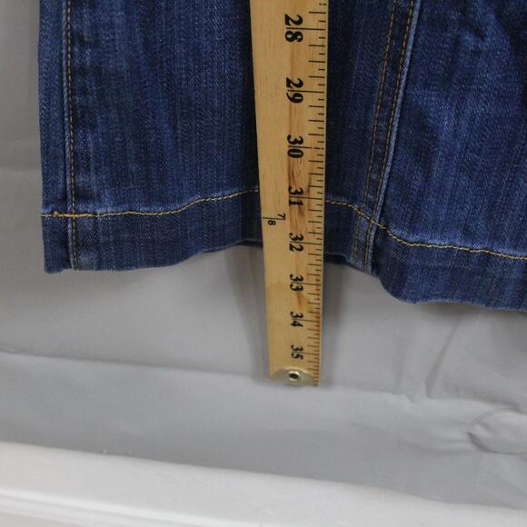 Revice Jumpsuit Womens Extra Small Hollywood Heartthrob Flare Denim Blue Retro - Picture 12 of 16